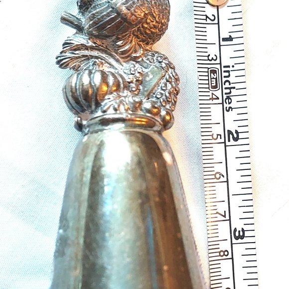 Collectibles Holiday & Seasonal Reed & Barton Silverplate Thanksgiving 1981 Bell - Picture 2 of 2